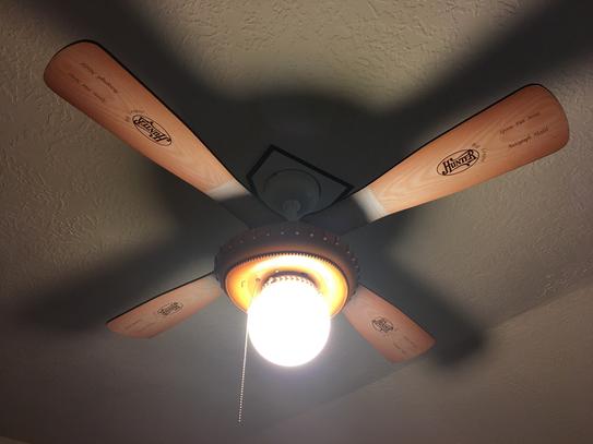 Hunter 44 In Indoor Baseball Ceiling Fan 23252 At The Home Depot