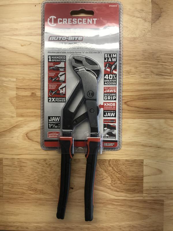 Crescent Z2 Auto-Bite 6 in. V-Jaw Tongue and Groove Dual