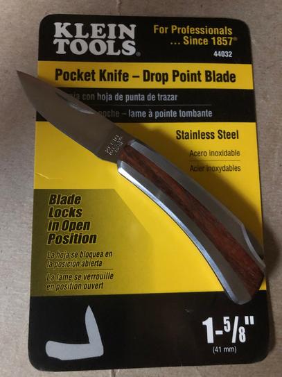 Klein Tools 3 in. Stainless Steel Stainless Steel Pocket