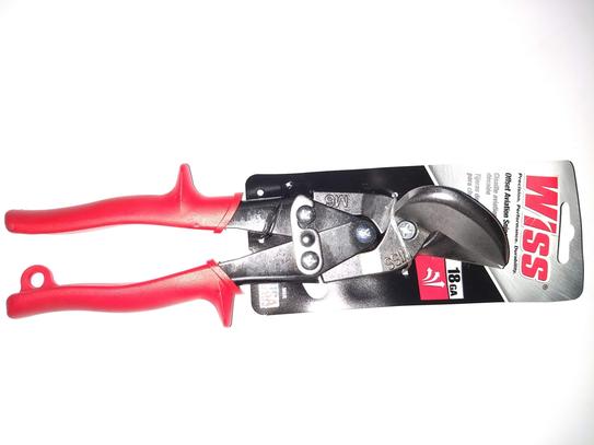 Wiss 9-1/4 in. Compound Action Offset Straight and Left Cut Aviation Snips  M6R - The Home Depot