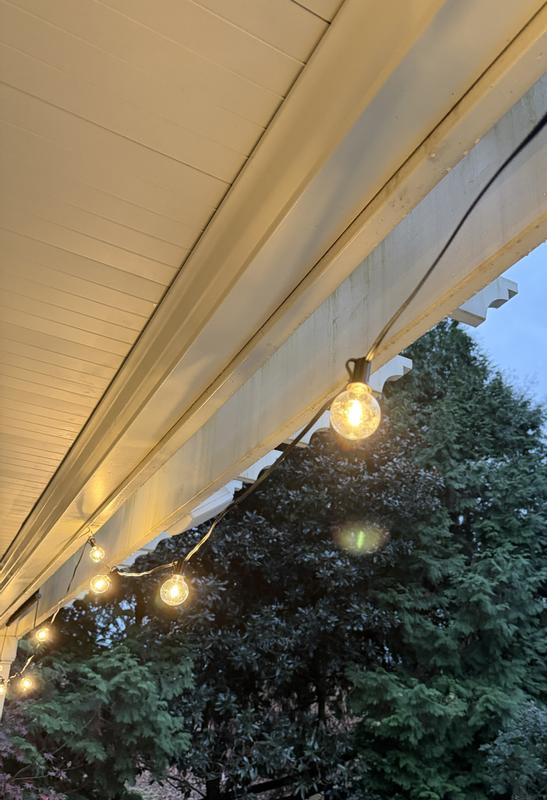 ZXXC G40 26-Light 50 ft. Indoor/Outdoor Plug-In LED Globe String