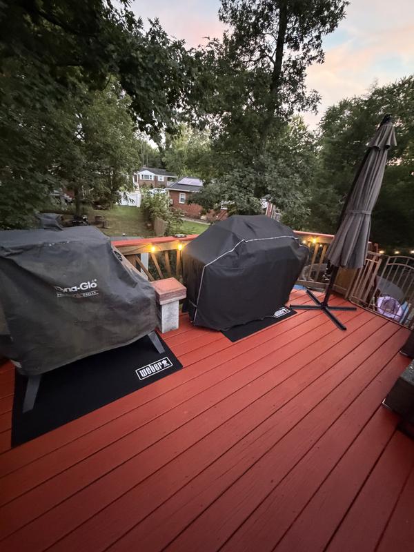 Weber Outdoor Grill Floor Protection Mat 7696 - The Home Depot