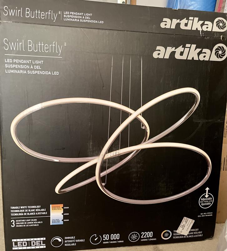 Have a question about Artika Swirl Butterfly 26-Watt 1 Light