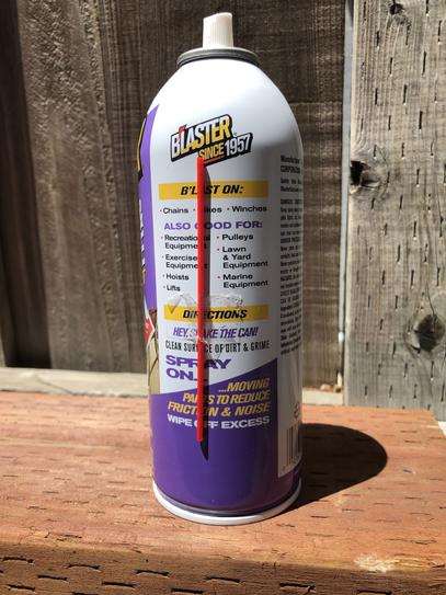 Blaster 11 oz. Long-Lasting Chain and Cable Lubricant Spray (Pack