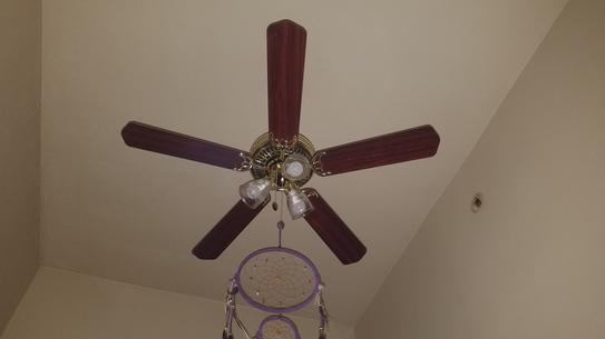Hampton Bay Landmark Plus 52 In Indoor Polished Brass Ceiling Fan
