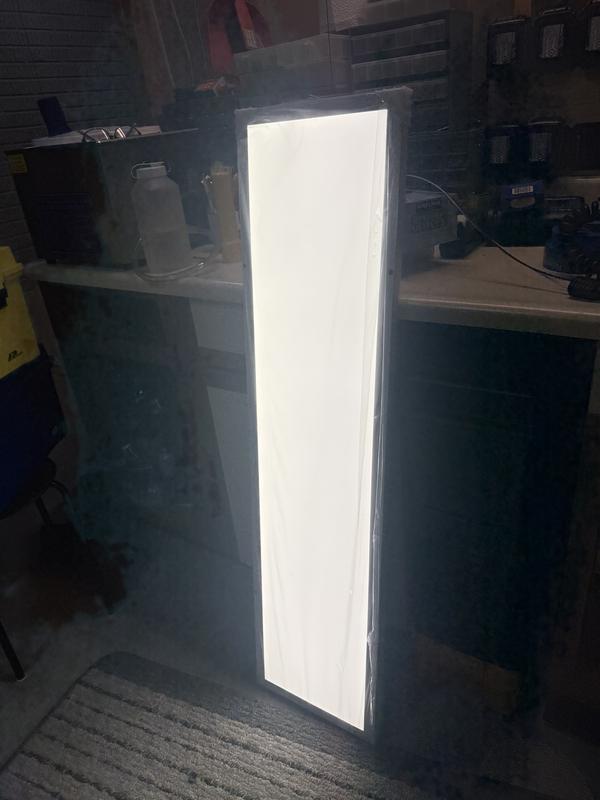 AIKVSXER 1 ft. x 4 ft. 5500 Lumen White Integrated LED Panel Light