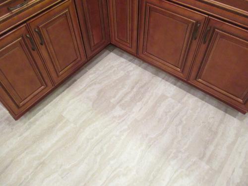 Trafficmaster Grey Travertine 12 In X 24 Luxury Vinyl Tile Flooring Sq Ft Case 429110 At The Home Depot Mobile Luxury Vinyl Tile Flooring