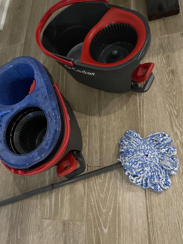 OCedar EasyWring RinseClean Spin Mop with 2Tank Bucket System 168534