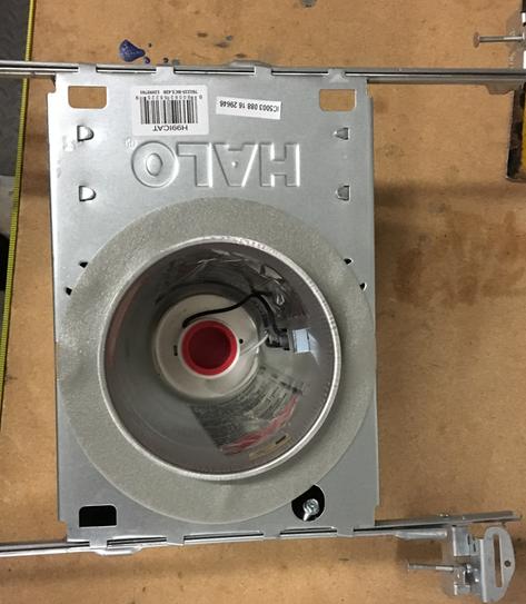 HALO H995 4 in. Aluminum LED Recessed Lighting Housing for New Construction Ceiling T24 Insulation Contact Air Tite H995ICAT The Home Depot