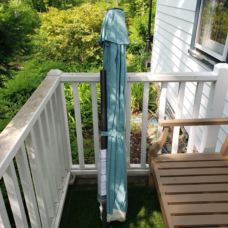 diy clothes drying rack from patio umbrella DIY laundry drying frame using beach umbrella in Southern Australia