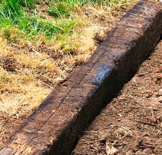 Used Railroad Tie Cresote Treated, Is It Ok To Use Railroad Ties For Garden