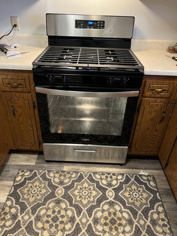 Whirlpool 30 in. 4 Burner Freestanding Gas Range in. Stainless Steel  WFG320M0MS - The Home Depot