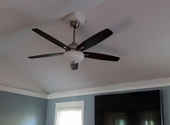Silver for sale online Home Decorators 51714 60 inch Ceiling Fan with LED Light 