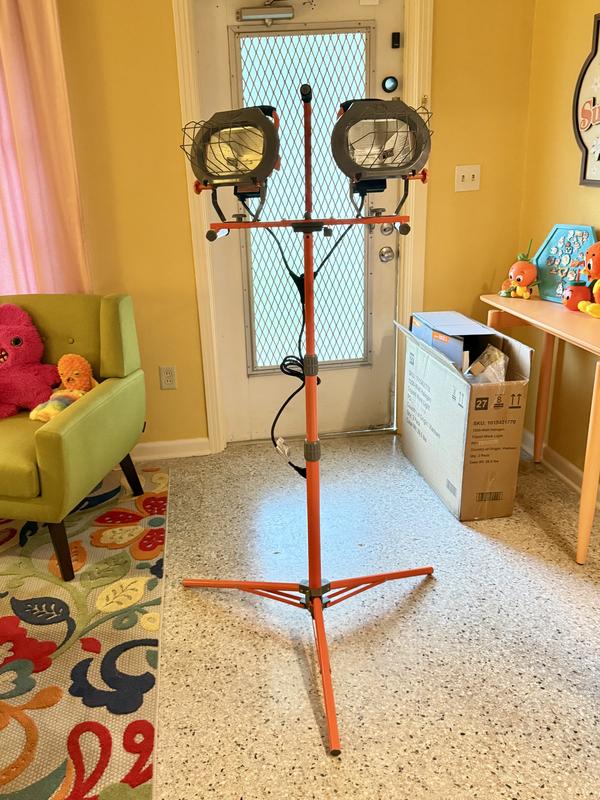 HDX 1200-Watt Halogen Tripod Work Light LG351-1200W - The Home Depot