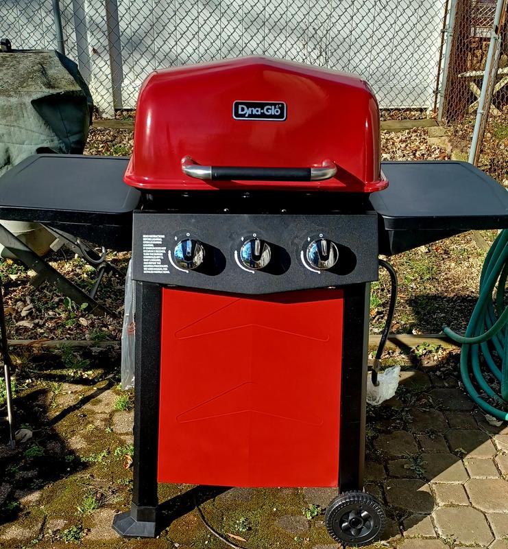 Dyna-Glo 3-Burner Open Cart Propane Gas Grill in Blue DGC310BNP-D - The  Home Depot
