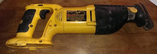 DEWALT 18 Volt NiCd Cordless Reciprocating Saw Tool Only DC385B The Home Depot