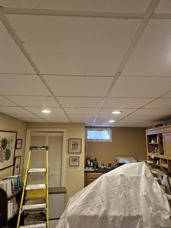 Armstrong Brighton 2 ft. x 2 ft. White Suspended Grid Ceiling