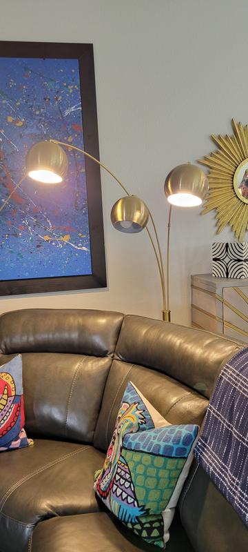 Project 62 span globe arc floor lamp hotsell