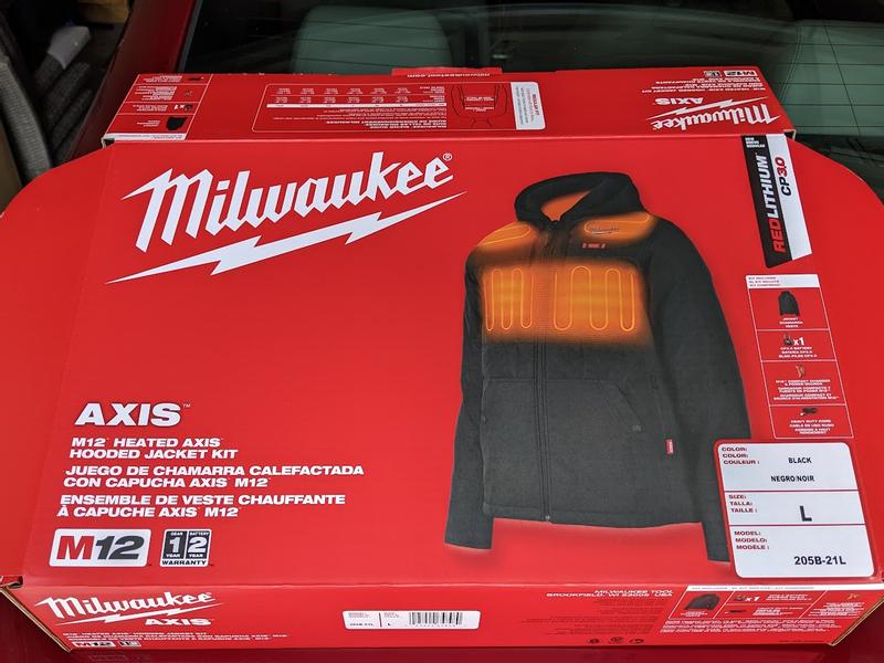 Milwaukee Men's Medium M12 12V Lithium-Ion Cordless AXIS Gray