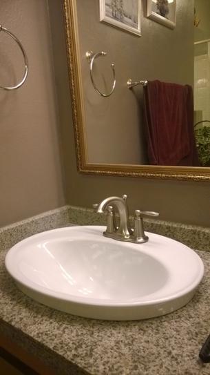KOHLER Serif 22-1/4 in. Drop-In Vitreous China Bathroom Sink in White with Overflow Drain