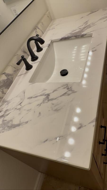 Home Decorators Collection 37 in. W x 22 in. D Engineered Stone
