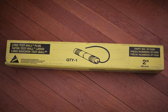 Buy 2 in. Rubber Test-Ball Pipe Plug with Extension Hose Online at ...