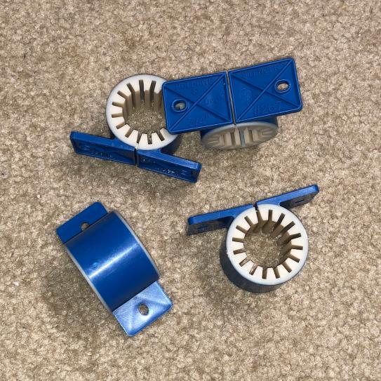 HoldRite 3/4" Acoustic Standard Clamp – 5-Pack, Pipe Support Isolator For Copper, PEX, CPVC, Reduces Plumbing Noise By 87%