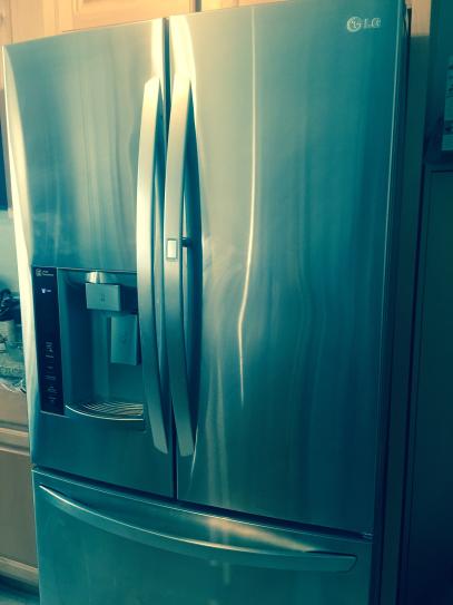 Lg Electronics 26 6 Cu Ft French Door Refrigerator With Door In