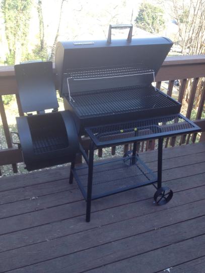 Brinkmann Offset Smoker 810-3016-S at The Home Depot - Mobile