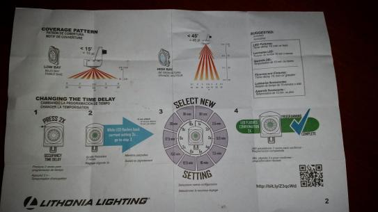 Lithonia Lighting 360 Mounted White Motion Sensor Fixture