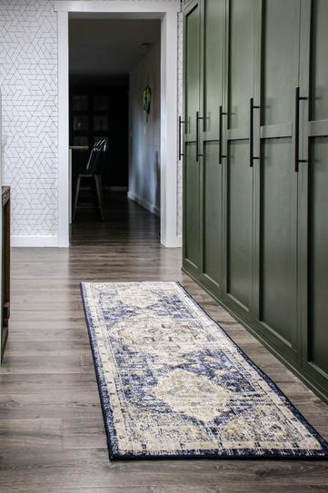 Mohawk Home Pantaleone Indigo 8 ft. x 10 ft. Oriental Area Rug