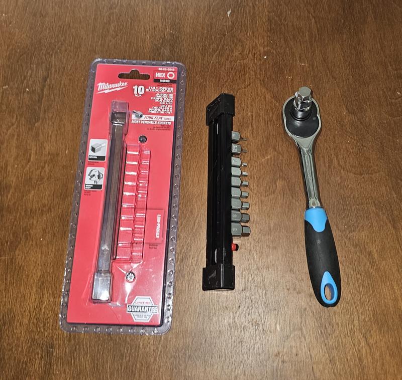 Milwaukee 1/4 IN. STUBBY BIT SOCKET SET (33-Piece) 48-22-9545-9544