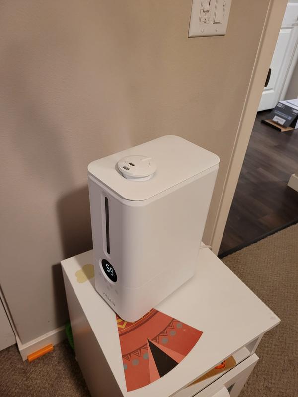 Vissani 1.5 Gal. Ultrasonic Humidifier 360 ° Turning Dual Nozzle