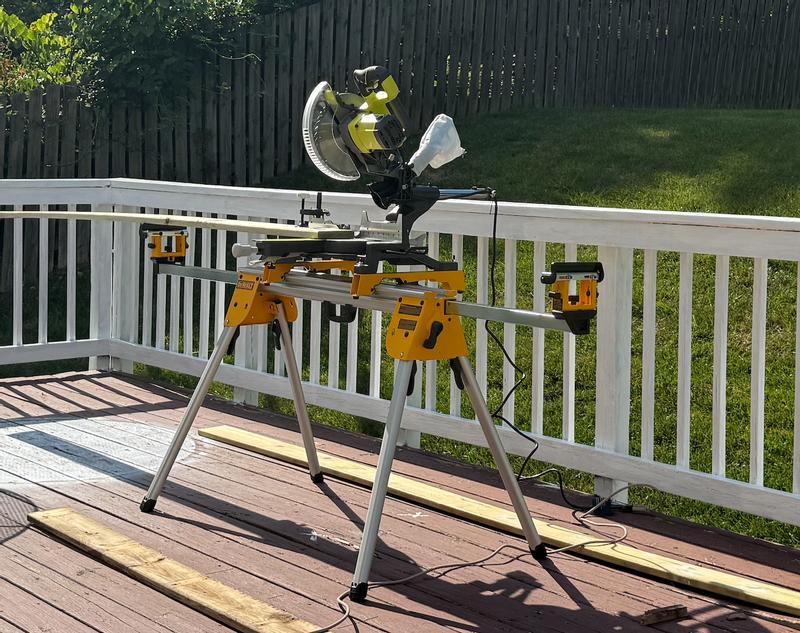 DEWALT 29.8 lbs. Compact Miter Saw Stand with 500 lbs. Capacity