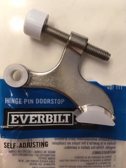 Everbilt Satin Nickel Hinge Pin Door Stop 15586 - The Home Depot