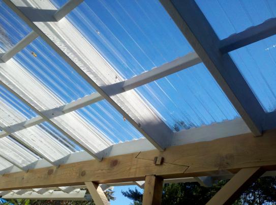 Suntuf 26 In X 12 Ft Polycarbonate Roofing Panel In Clear 101699 At The Home Depot Mobile 2691