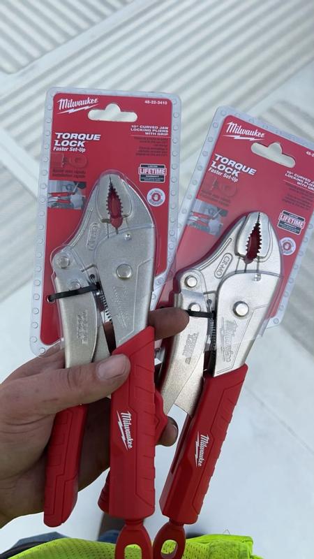 Milwaukee 5 in. Torque Lock Curved Jaw Locking Pliers with Durable