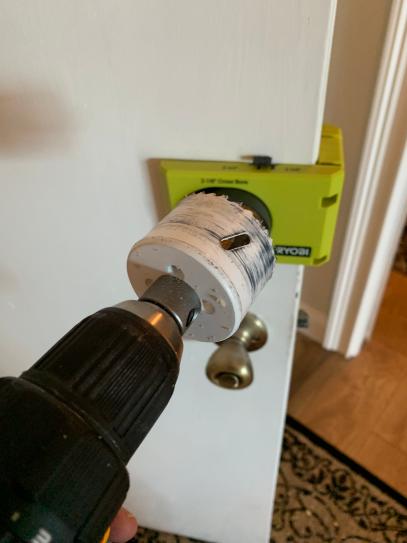 Ryobi Wood Metal Door Lock Installation Kit A99dlk4 At The Home