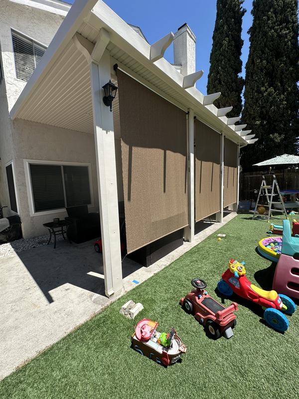 Coolaroo Champagne Cordless 95% UV Blocking Fade Resistant Fabric