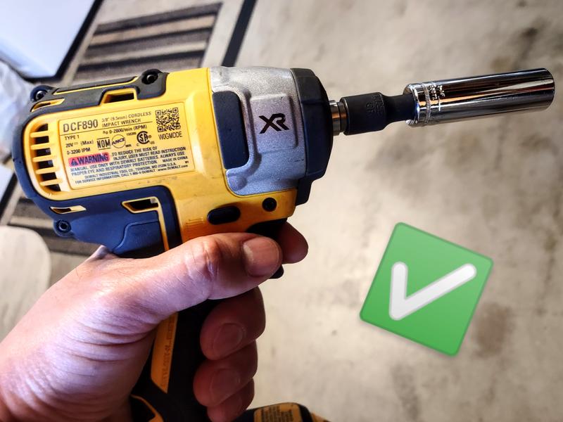 Reviews for DEWALT 20V MAX XR Cordless Brushless 3 8 in. Compact Impact Wrench Tool Only Pg 1 The Home Depot