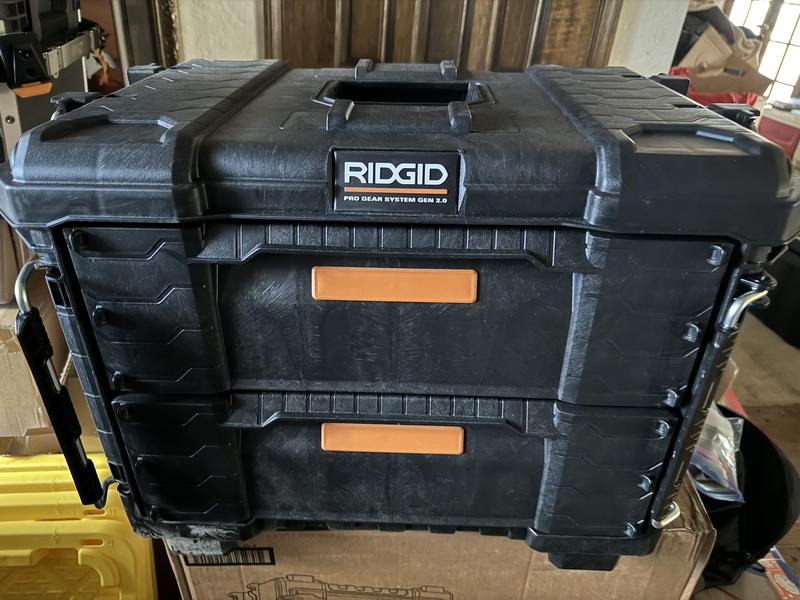 RIDGID 2.0 Pro Gear System 22 in. XL 2 Drawers Modular Tool