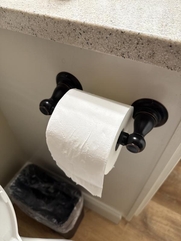 Delta Porter Wall Mount Spring-Loaded Toilet Paper Holder Bath
