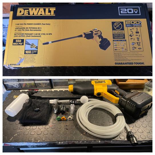 DEWALT Cordless Battery (Electric Pressure washer) Powered