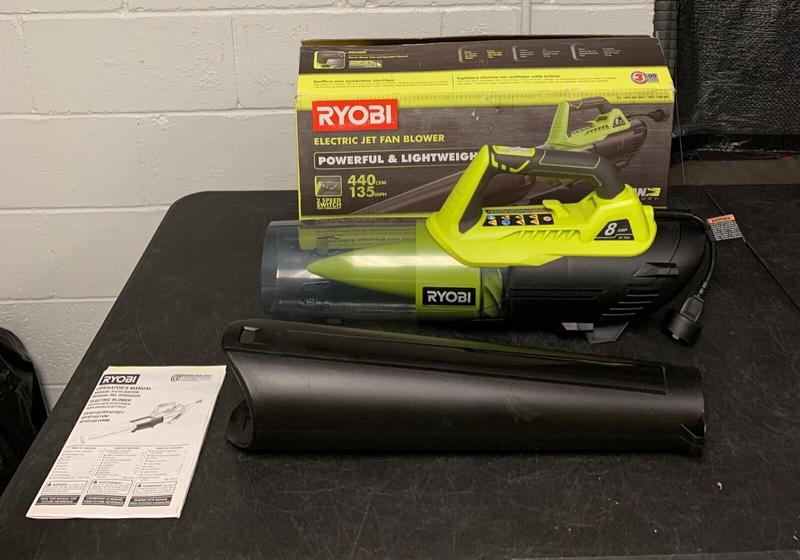 RYOBI 135 MPH 440 CFM 8 Amp Corded Electric Jet Fan Blower RY421021 - The  Home Depot