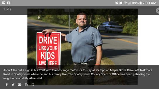 The Hillman Group 18 in. x 24 in. Drive Like Your Kids Live Here Sign ...