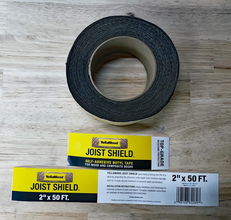 YellaWood Joist Shield 4 in. x 50 ft Self-adhesive Butyl Tape