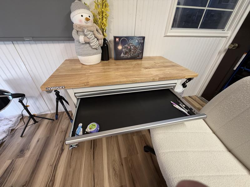 Reviews for Husky 52 in. W x 24 in. D 2-Drawer Adjustable Height
