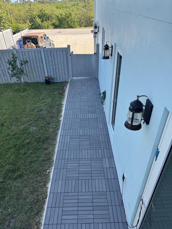 NewTechWood UltraShield Naturale 1 ft. x 1 ft. Quick Deck Outdoor