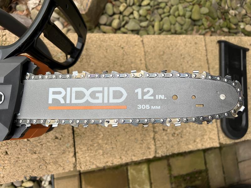 RIDGID 18V Brushless 12 in. Electric Battery Chainsaw (Tool Only) R01101B -  The Home Depot