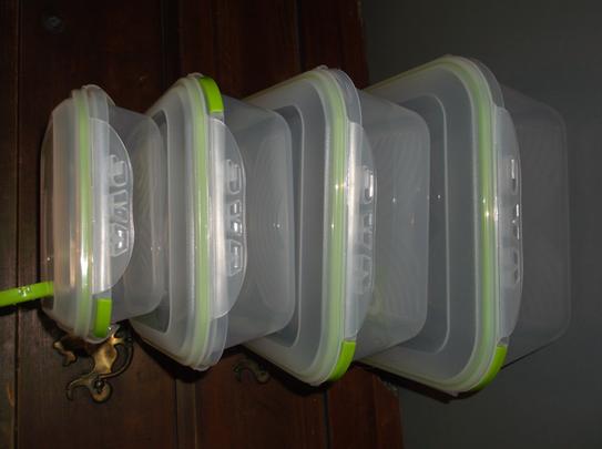Ozeri INSTAVACTM Green Earth Food Storage Container Set, BPA-Free